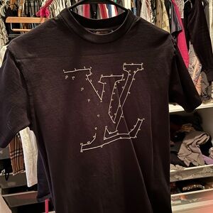 Louis Vuitton Black Graphic Tee